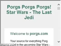 Sites similar to porgs.com