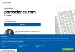 Sites similar to poroscience.com