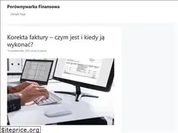 Sites similar to porownywarkafinansowa.pl