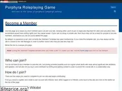 Sites similar to porphyra.wikidot.com