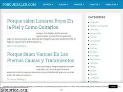 Sites similar to porquesalen.com