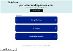 Sites similar to portablebuildingsstore.com