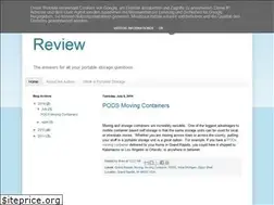 Sites similar to portablestoragereview.com