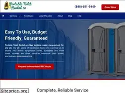 Sites similar to portabletoiletrental.co