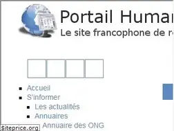 Sites similar to portail-humanitaire.org