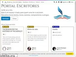 Sites similar to portalescritores.com.br