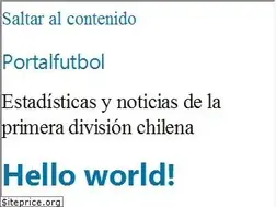 Sites similar to portalfutbol.cl
