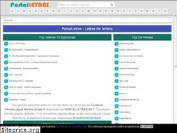 Sites similar to portalletras.net