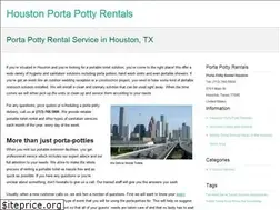 Sites similar to portapottyrentalhouston.net