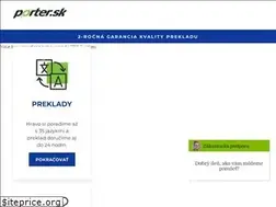Sites similar to porter.sk