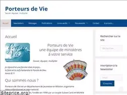 Sites similar to porteursdevie.ch