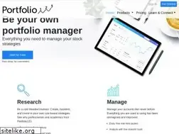 Sites similar to portfolio123.com