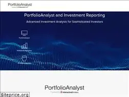 Sites similar to portfolioanalyst.com