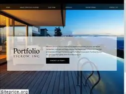 Sites similar to portfolioescrow.com