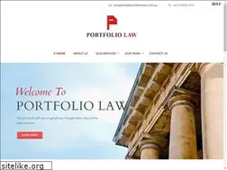 Sites similar to portfoliolaw.com.au