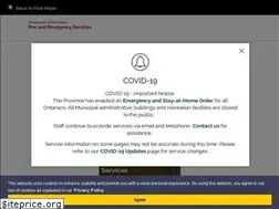Sites similar to porthopefire.ca