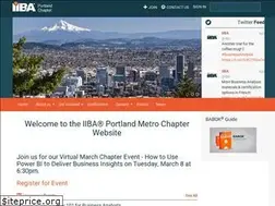 Sites similar to portland.iiba.org