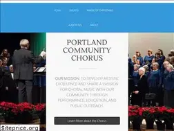 Sites similar to portlandcommunitychorus.org