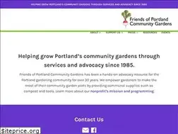 Sites similar to portlandcommunitygardens.org