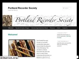 Sites similar to portlandrecordersociety.org
