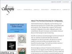 Sites similar to portlandsocietyforcalligraphy.org
