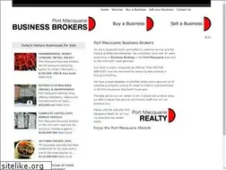 Sites similar to portmacquariebusinessbrokers.com.au