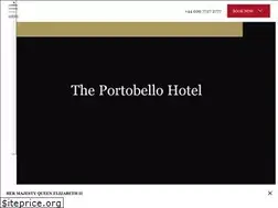 Sites similar to portobellohotel.com