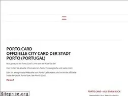 Sites similar to portocard.city
