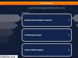 Sites similar to ports-developpementdurable.com