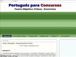 Sites similar to portuguesconcurso.com