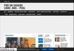 Sites similar to porunsaharalibre.org
