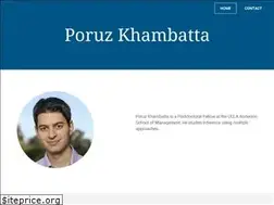 Sites similar to poruzkhambatta.com