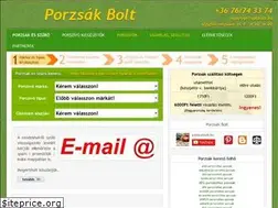 Sites similar to porzsakbolt.hu