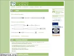 Sites similar to pos.sissa.it