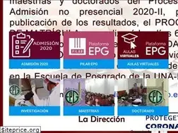 Sites similar to posgradounap.pe