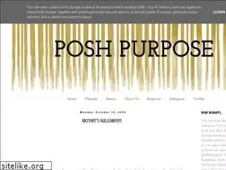 Sites similar to poshpurpose.blogspot.com