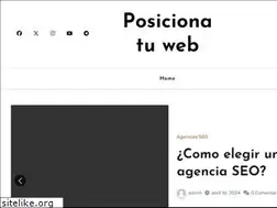 Sites similar to posicionatuweb.es