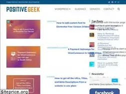 Sites similar to positivegeek.com