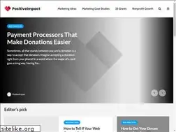 Sites similar to positiveimpact.me