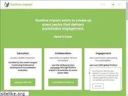 Sites similar to positiveimpactevents.com