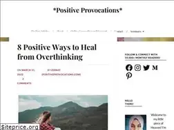 Sites similar to positiveprovocations.com