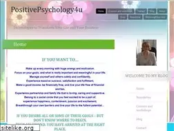 Sites similar to positivepsychology4u.wordpress.com