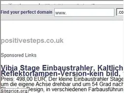 Sites similar to positivesteps.co.uk
