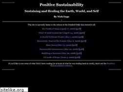 Sites similar to positivesustainability.org