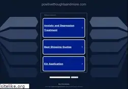 Sites similar to positivethoughtsandmore.com