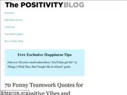 Sites similar to positivityblog.com