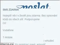 Sites similar to poslatsms.cz