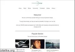 Sites similar to possibilitychange.com