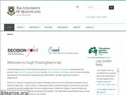 Sites similar to possinghamlab.org