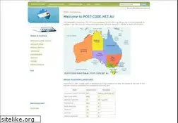 Sites similar to post-code.net.au